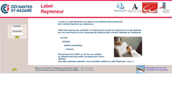 Desktop Screenshot of labelrepreneur.nantesstnazaire.cci.fr