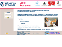 Tablet Screenshot of labelrepreneur.nantesstnazaire.cci.fr